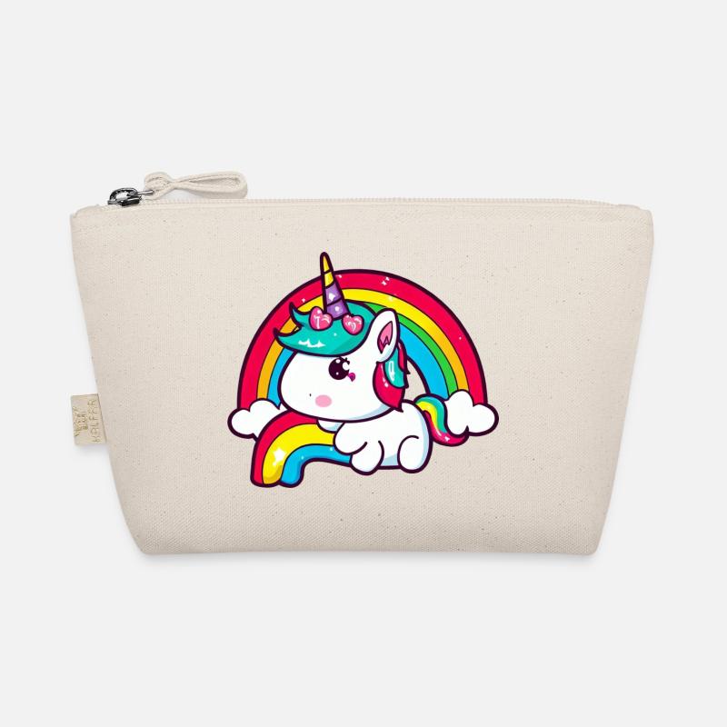 Unicorn rainbow Bio-Täschchen