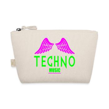 Ailes d’ange de la musique techno - Trousse biologique - nature - Devant