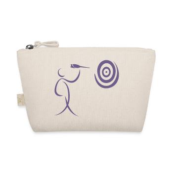 Joueur de fléchettes minimaliste avec fléchette et fléchette - Trousse biologique - nature - Devant