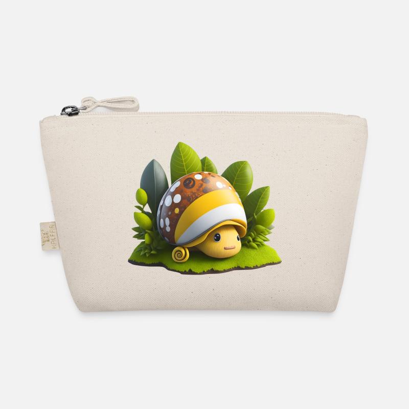Small snail - Organic Pouch - nature