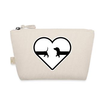 Teckel Teckel Chien Teckel stretch DachshundLove - Trousse biologique - nature - Devant