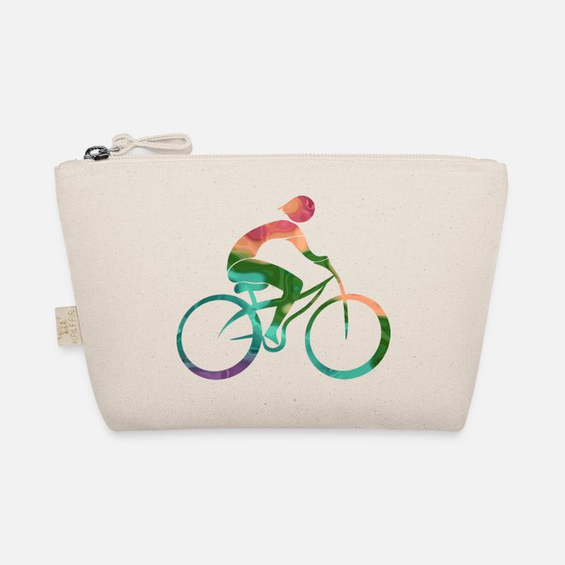 Radfahrer - Bio-Täschchen - Natur