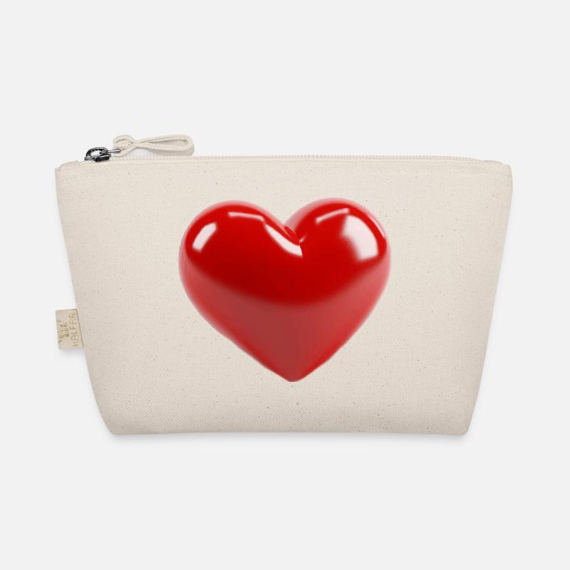 Ein 3D-Herz Bio-Täschchen