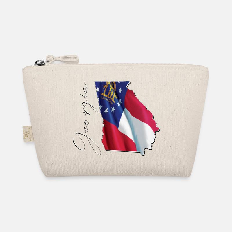 Géorgie (États-Unis) | Drapeau réel | Flag Map Script Trousse biologique