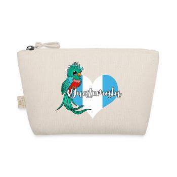 Guatemala Guatemalan Flagge DNA I Geschenk - Bio-Täschchen - Natur - Vorne