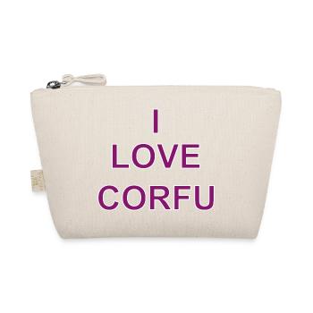 I Love Corfu - Bio-Täschchen - Natur - Vorne