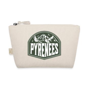 French Pyrenees Mountain Landscape - Organic Pouch - nature - Front