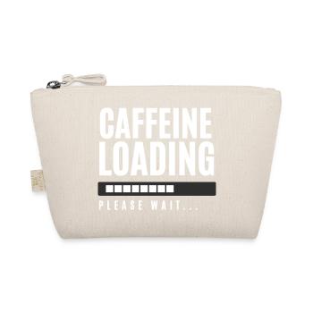 Koffein laden Bitte warten - Bio-Täschchen - Natur - Vorne