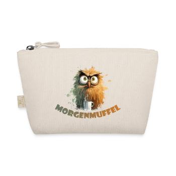ein echter Morgenmuffel - Bio-Täschchen - Natur - Vorne