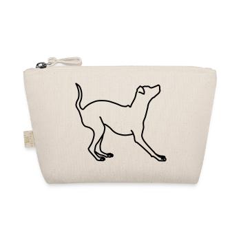 Miniature Pinscher Lineart 1 - Organic Pouch - nature - Front