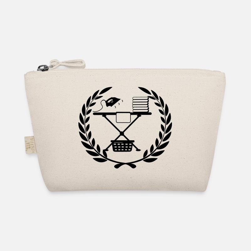 Ironing board in laurel wreath Organic Pouch
