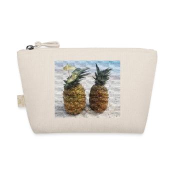 Vintage Ananas - Bio-Täschchen - Natur - Vorne