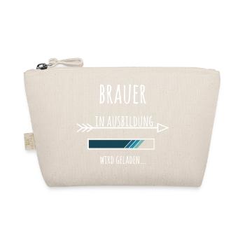Brauer Ausbildung Bier Beruf Geschenk - Bio-Täschchen - Natur - Vorne