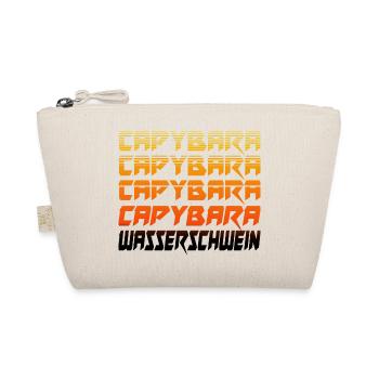 Capybara Wasserschwein - Bio-Täschchen - Natur - Vorne