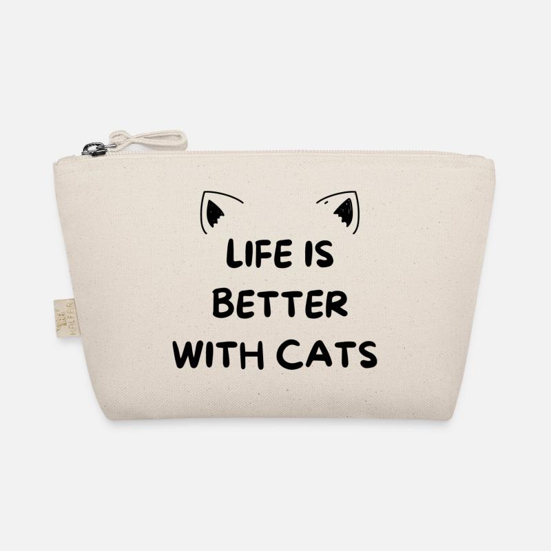 LIFE IS BETTER WITH CATS Organic Pouch