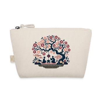 cerisier en fleurs inspiré d'art chinois - Trousse biologique - nature - Devant