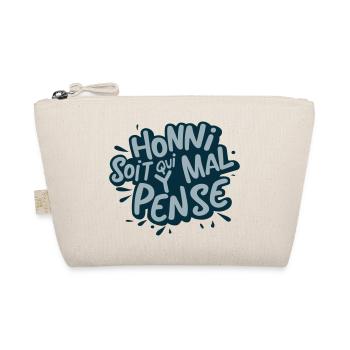 citation Honni soit qui mal y pense - Trousse biologique - nature - Devant