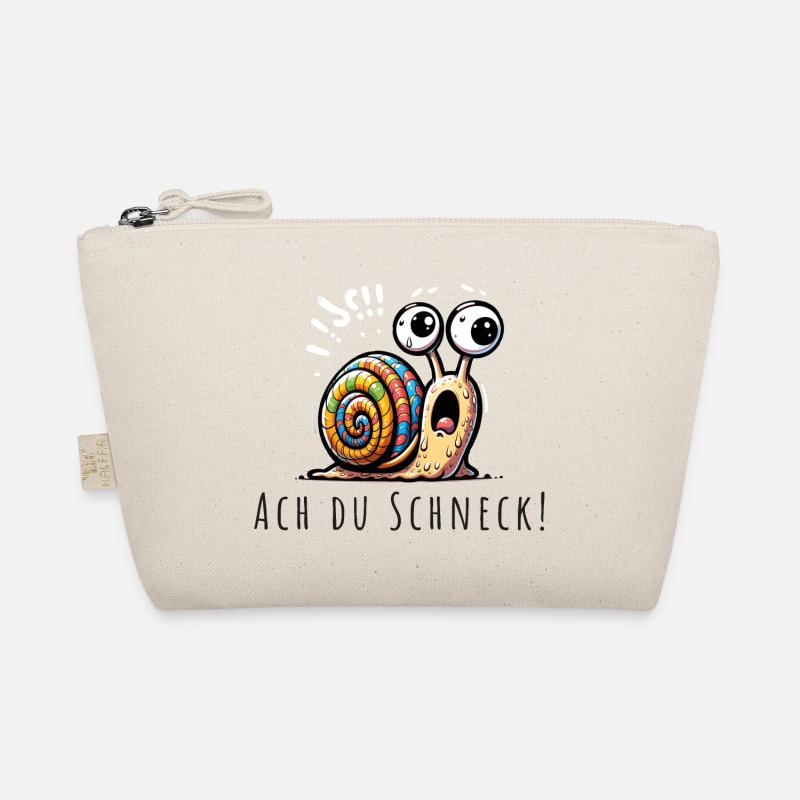 Ach du Schneck wortspiel Bio-Täschchen