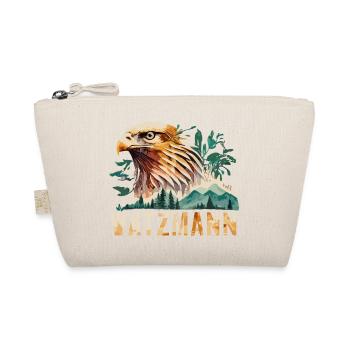 Watzmann Steinadler Bartgeier Souvenirs - Bio-Täschchen - Natur - Vorne