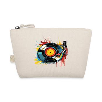 Vinyl Record LP Turntable Retro - Organic Pouch - nature - Front