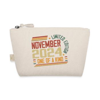 Fantastisch seit November 2024 Geburtstagsgeschenk - Bio-Täschchen - Natur - Vorne