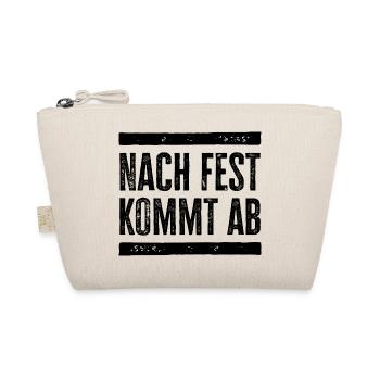 Nach Fest kommt ab! Lustiges Autoliebhaber Design - Bio-Täschchen - Natur - Vorne