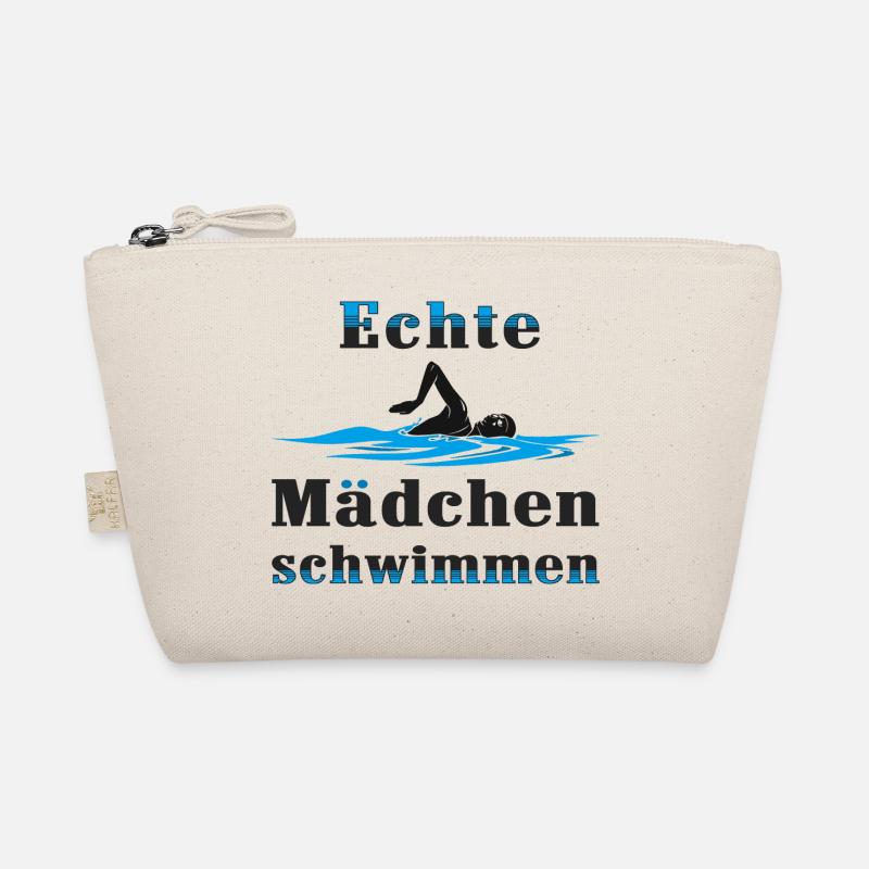 Echte Mädchen schwimmen Bio-Täschchen