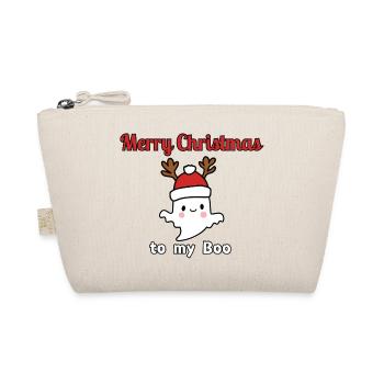 Joyeux Noël à mon Boo / Noël motif doux - Trousse biologique - nature - Devant