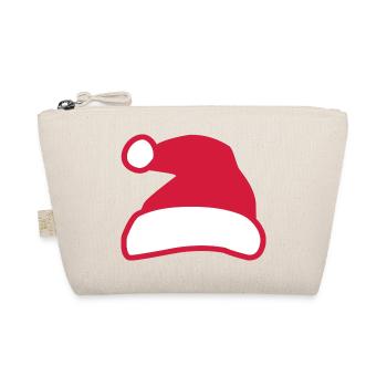 Weihnachtsmann - Bio-Täschchen - Natur - Vorne