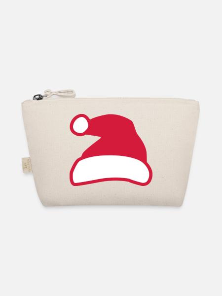 Weihnachtsmann - Bio-Täschchen - Natur