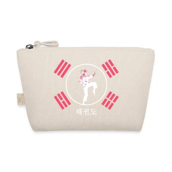 Taekwondo Arts Martiaux All-Combat Fille TKD Dan - Trousse biologique - nature - Devant