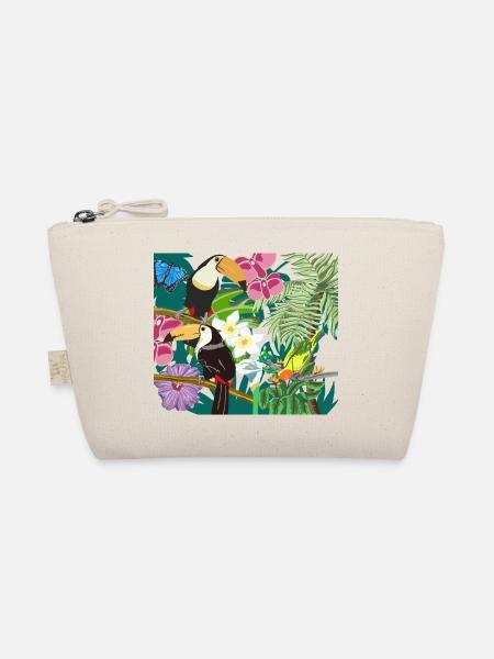Peinture de la jungle avec des toucans - Trousse biologique - nature - Devant