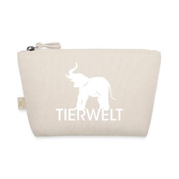 Tierwelt Elefant Symbol Logo Rüssel Tiere Icon - Bio-Täschchen - Natur - Vorne