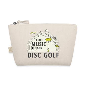 Musik - Disc Golf - Bio-Täschchen - Natur - Vorne