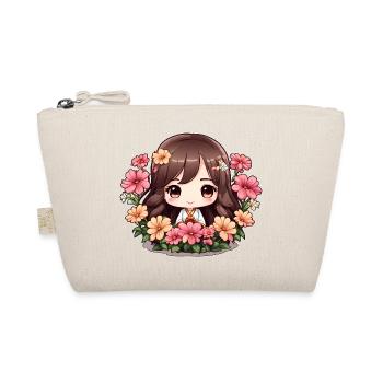 A chibi in bloom - Organic Pouch - nature - Front
