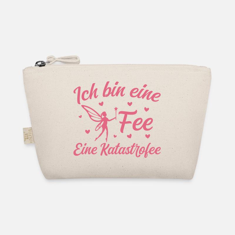 Ich bin eine Fee eine Katastrofee - Bio-Täschchen - Natur
