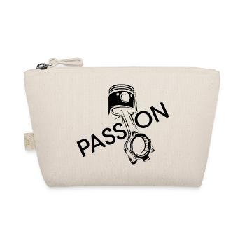 Passion Piston Tuning Cars Illustration Icon - Organic Pouch - nature - Front