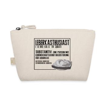 Leberkasthusiast – Leberka's Lifestyle Humor - Organic Pouch - nature - Front