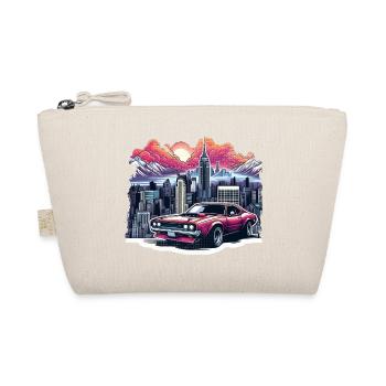 Vintage American and Sports Car - Organic Pouch - nature - Front