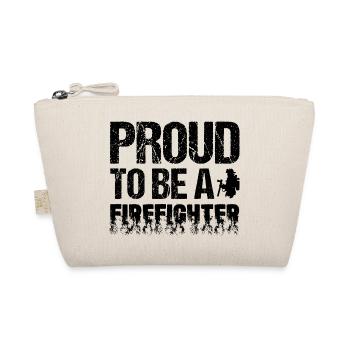 Proud to Be a Firefighter - Organic Pouch - nature - Front