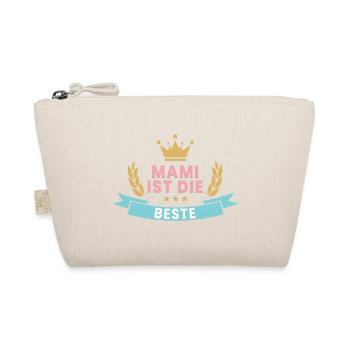 Mami ist die Beste! Kranz & Krone - Bio-Täschchen - Natur - Vorne