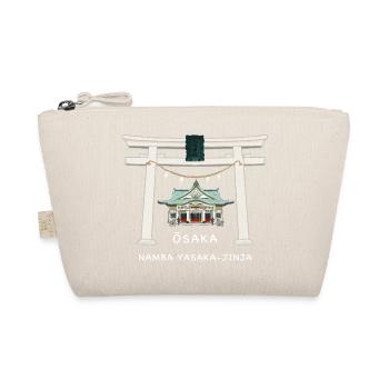 Osaka Japan, Namba Yasaka-jinja Torii Drawing - Organic Pouch - nature - Front