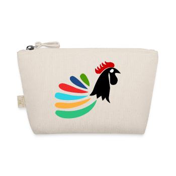 ROOSTER. HEN. CHICK. ANIMAL. ANIMALS. BIRD - Organic Pouch - nature - Front