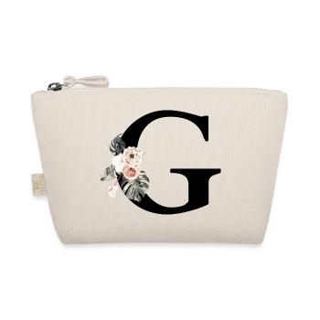 Lettre g floral tropical - Trousse biologique - nature - Devant