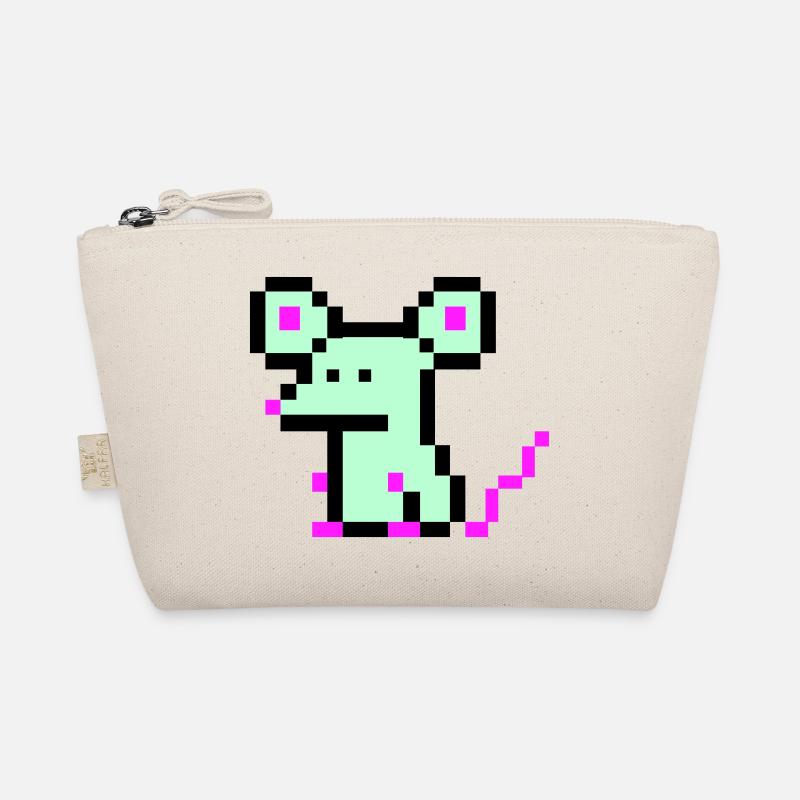 Pixel Mouse Organic Pouch