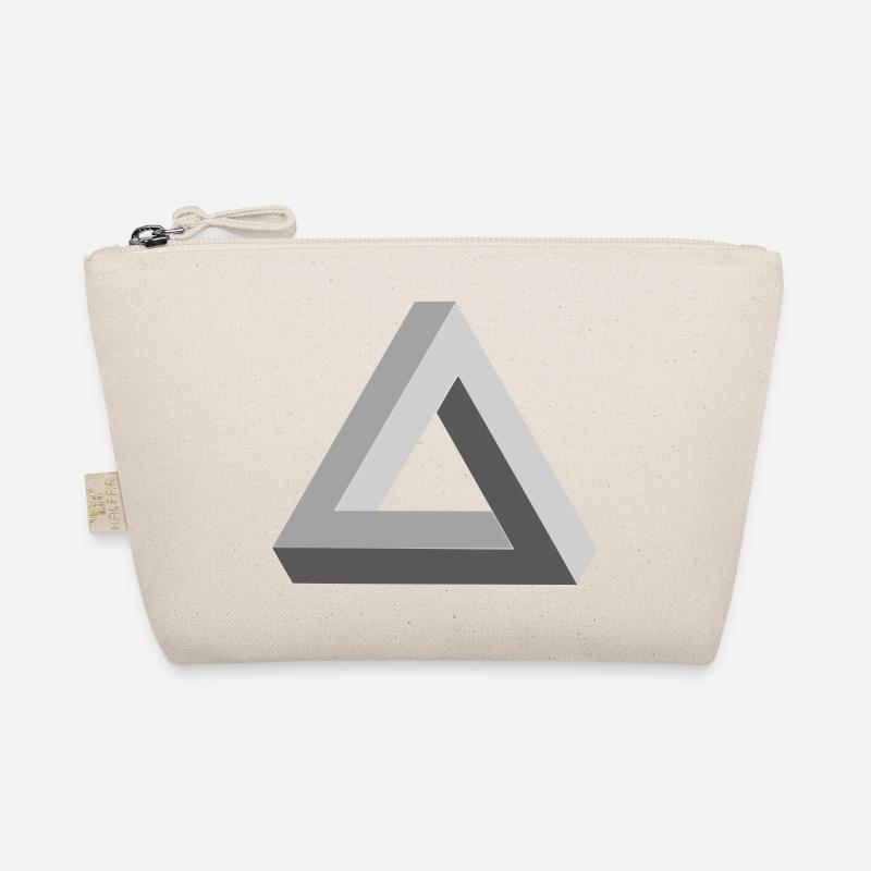 Penrose Triangle Escher Organic Pouch
