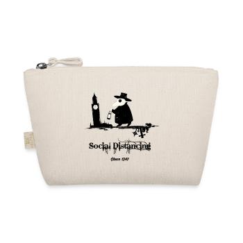 Social Distancing since 1347 - Organic Pouch - nature - Front