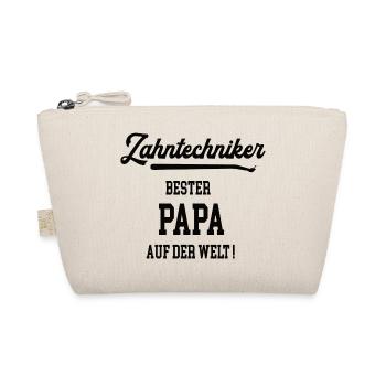 Bester Papa Zahntechniker Zahntechnik Dentist - Bio-Täschchen - Natur - Vorne