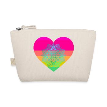 Regernbogen coeur Mandala coeurs Saint-Valentin - Trousse biologique - nature - Devant