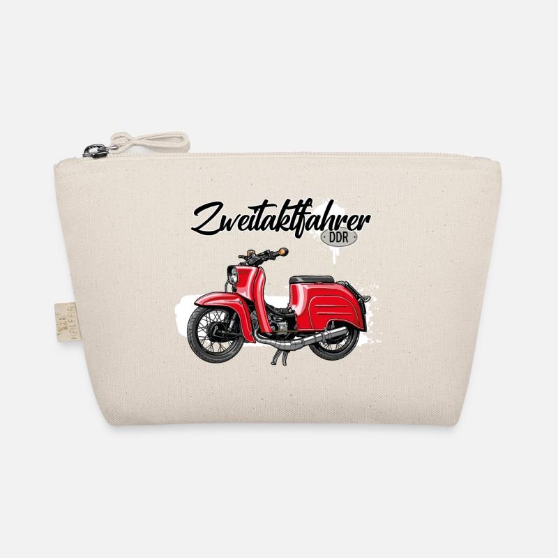 Schwalbe (rot / Zweitaktfahrer) // Illustration Bio-Täschchen